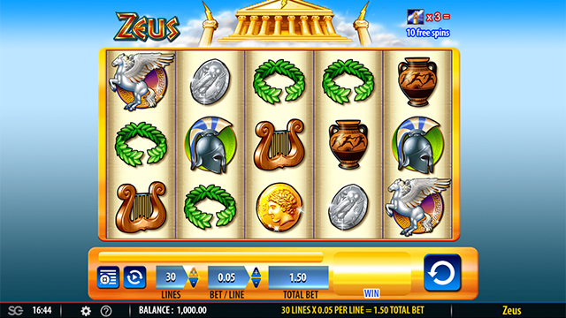 Zeus Slot Machine