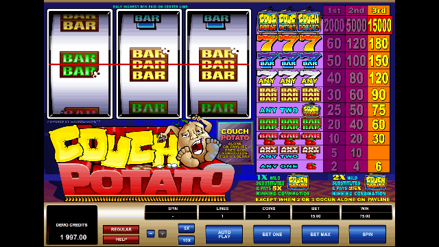 Couch Potato Slot Microgaming